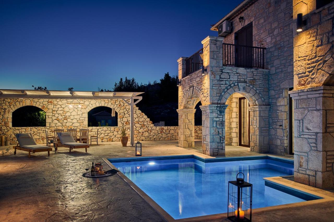 Ioanna Chateau - Luxury Stone Villa Maries  Exteriör bild