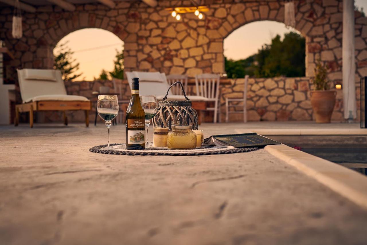 Ioanna Chateau - Luxury Stone Villa Maries  Exteriör bild