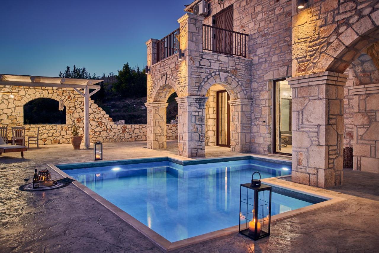 Ioanna Chateau - Luxury Stone Villa Maries  Exteriör bild